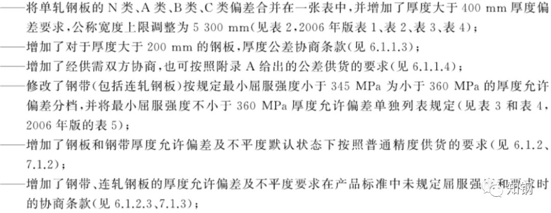 GB/T709-2019熱軋板厚度公差標準修訂要點詳解及標準下載(圖1)