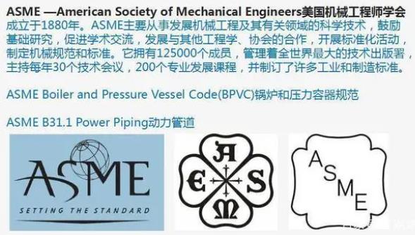 ASME標準與認證簡介